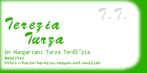 terezia turza business card